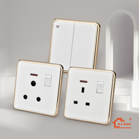 Prise d'interrupteur mural Standard BS royaume-uni, double prise 13a, double Charge USB, prise universelle de bonne qualité