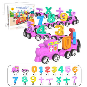 <span class=keywords><strong>Train</strong></span> numérique amusant à assembler, ensemble magnétique numérique pour l'éducation de la petite enfance, bloc magnétique, mini jouet de <span class=keywords><strong>train</strong></span> - Product Image 2