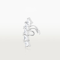 Bracelet de montre de luxe haut de gamme bicolore or et argent, ajouré, polyvalent, tendance, antique, de niche, empilable, ensemble de bracelets