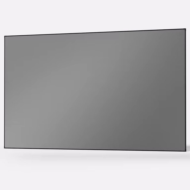 High Gain 1cm Narrow Edge Frame Cinema Movie 3D Sliver Projection Screens 4k Home Theater for Long Throw Projector