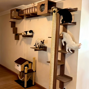 ECO2GO VIETNAM Árbol para Gatos Multinivel con Poste Rascador de Sisal, Casa para Gatos, Muebles para Mascotas de Interior - Product Image 1