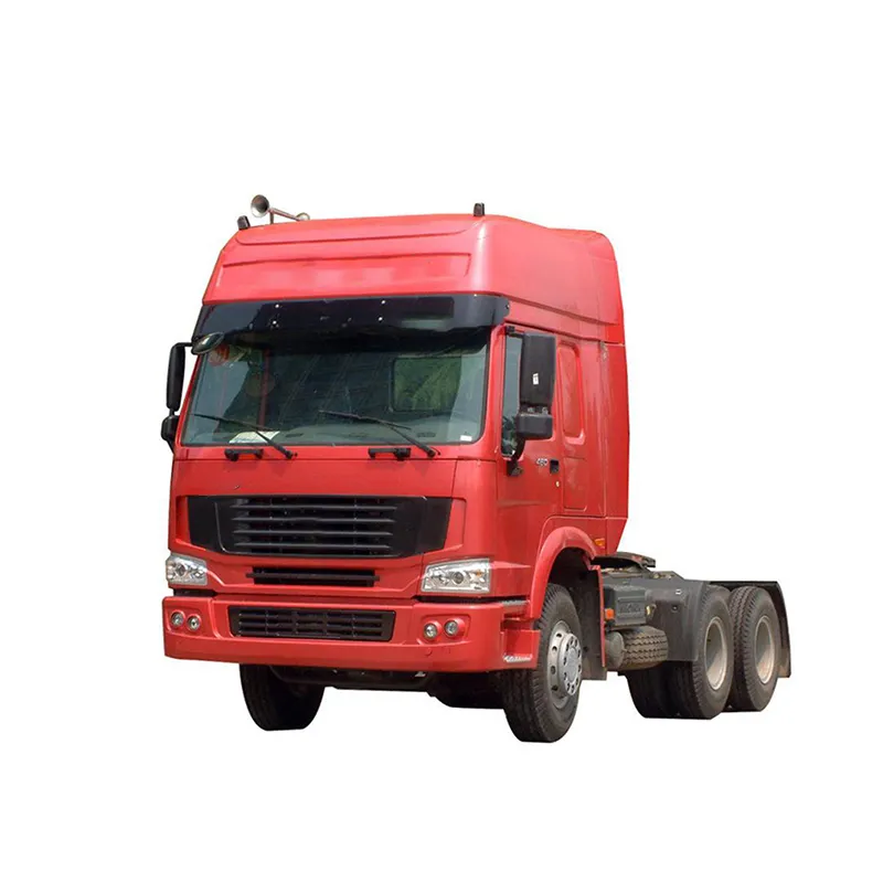 Çin ucuz fiyat römork kafa 380HP 6x4 10 tekerlekler 3 akslar traktör kamyon yedek parça ile