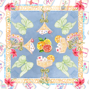 Tapis de jeu de mahjong américain sur le thème du voyage, illustré par des monuments de villes telles que Paris, New York et Londres. - Product Image 6