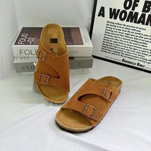 Sandalias <span class=keywords><strong>Birkenstock</strong></span> de la Mejor Calidad al por Mayor, Modelo 2026, Sandalias Planas para Exteriores, Tipo Mule, de Cuero y Gamuza, con Plantilla de Corcho, <span class=keywords><strong>Birkenstock</strong></span> - Product Image 5