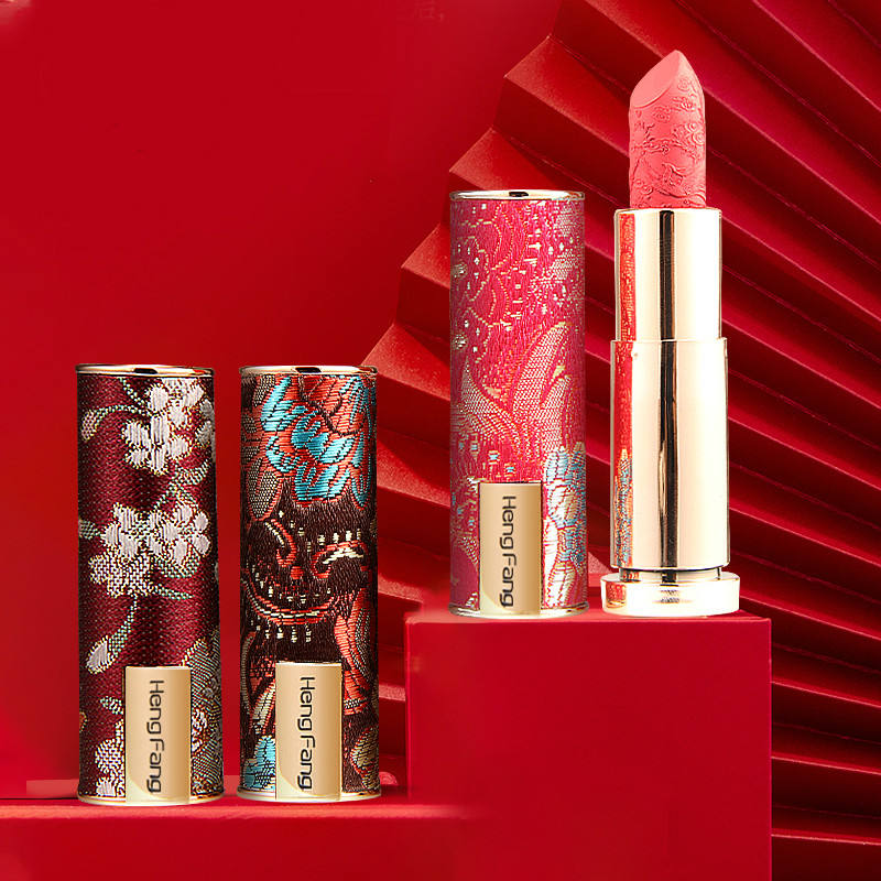 2020 new hot sale Chinese Style Carving Makeup Best Matte Lipstick