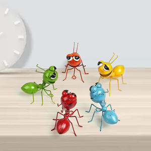 Decoraciones <span class=keywords><strong>de</strong></span> pared <span class=keywords><strong>de</strong></span> hormiga <span class=keywords><strong>de</strong></span> hierro forjado Bar restaurante estilo Retro armadura grabada colgante <span class=keywords><strong>de</strong></span> pared creativo adorno <span class=keywords><strong>de</strong></span> insectos Pastoral - Product Image 2