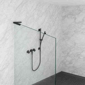 <span class=keywords><strong>Barre</strong></span> <span class=keywords><strong>de</strong></span> stabilisation murale pour verre, fixation à 90 degrés, support <span class=keywords><strong>de</strong></span> fixation pour porte en verre avec vis invisibles - Product Image 1