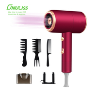 Sèche-cheveux rechargeable à ions négatifs à haute vitesse 1800W avec moteur CC de conception nouvelle 2021