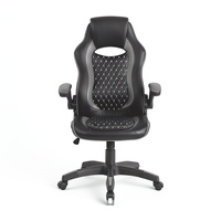 Accoudoir réglable haut de gamme PC Game Home Office E-Sport Chaise inclinable avec réglage de la hauteur Caractéristiques de massage en mousse
