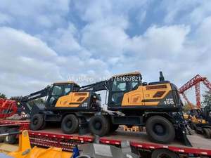 Nouvelle pelle sur pneus de 15 tonnes fabriquée en Chine, marque Hyundai Corée, modèle HW150 - Product Image 3