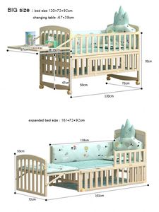 All'ingrosso disponibile in magazzino set di biancheria da letto per bambini bianchi cribwholesale <span class=keywords><strong>culla</strong></span> a grandezza naturale - Product Image 3