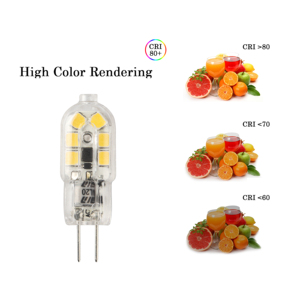 LED Prix promotionnel d'usine, mini <span class=keywords><strong>ampoule</strong></span> AC12V 1.4W lumière blanche chaude sans filtre Ampoules <span class=keywords><strong>G4</strong></span> adaptées à la <span class=keywords><strong>hotte</strong></span> d'armoire - Product Image 4