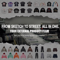 Fabricant de sweats à capuche surdimensionnés personnalisés à impression rapide, en coton lourd, style streetwear vintage, vêtements de créateur