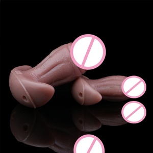 S8611 Dildo Anal de Silicona Realista con Base de Anclaje, Plug Anal con Correa para Juego en Pareja, Estimulador de Próstata de Uso Prolongado - Product Image 1