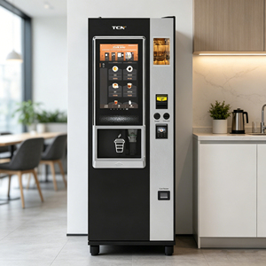 High Efficiency <b>Coffee</b> Vending <b>Machine</b> Dispenser Fully Automatic Freshly Ground Espresso Maker for Business - Product Image 4