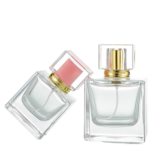 Premium120ml Rectangle Delicate Glass Fragrance <b>Bottle</b> Empty Portable Refillable Vial With Glass Dropper - Product Image 1