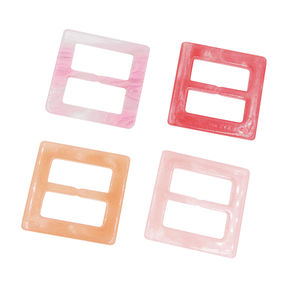 Hebilla de cinturón de resina personalizada rectangular para mujer, ropa de mármol de alta calidad - Product Image 6