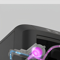 Distributeur d'eau Lonsid Swift Mini, eau chaude et froide, design futuriste, intégré au système d'eau, avec système UV et filtres à eau