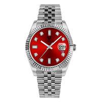 Montres mécaniques de haute qualité, montre mécanique de luxe, montre mécanique pour homme, mouvement NH35, résistante à l'eau 100m, montre homme