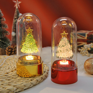 Christmas Church Lantern LED Candle Light Mini Night Light Xmas Tabletop Decoration <b>Hanging</b> <b>Ornaments</b> for Party - Product Image 1