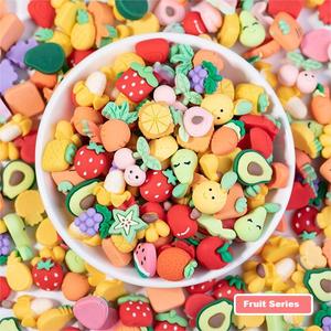 שרף תערובת של שרף-בפירות, תערובת שרף-in צ 'יפס חימר, פרוסות פולימר קמעות עיצוב אמנות מספק פרוסות חרסית - Product Image 2