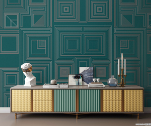 Carta da Parati con Design Geometrico <span class=keywords><strong>e</strong></span> Texture, Dimensioni Personalizzabili, Rivestimento Murale per Casa, Ufficio, Hotel, Centro Commerciale, Ingresso, Decorazione Artistica - Product Image 4