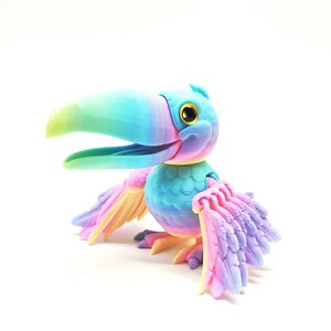 Servicio <span class=keywords><strong>de</strong></span> impresión 3D FDM personalizado, Rana activa, pájaros, modelo <span class=keywords><strong>de</strong></span> Tucán, juguetes <span class=keywords><strong>de</strong></span> descompresión con temática <span class=keywords><strong>de</strong></span> animales, con <span class=keywords><strong>personajes</strong></span> congelados - Product Image 5