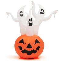 Aero diskon besar luar ruangan kartun raksasa Bloy Up labu tiup hantu dekorasi pesta halaman tiup labu Halloween