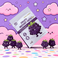 Real Fruit-Free Pieces Inside Instant Oatmeal Breakfast Snacks 500g Bag Low-Sodium & Low-Fat