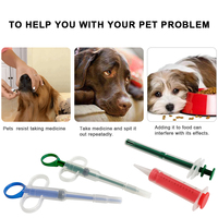 GooDoctor Distributeur de pilules pour chats et chiens à usage domestique Seringues Introducteurs de comprimés