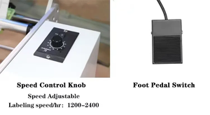 Nhãn Dán Nhãn Dính Chai Thủy Tinh FK603 Máy In Nhãn Lọ Có Mã Hóa Bằng Nhựa Tròn Bán Tự Động Trong Suốt - Product Image 5