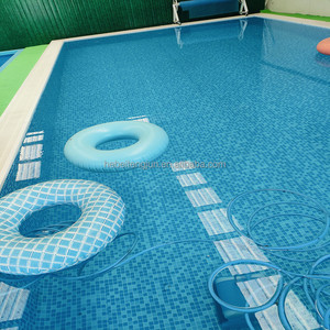 Thiết kế hình chữ nhật sợi thủy tinh fibre hình chữ nhật bơi hồ bơi Kit trong nhà/ngoài trời Mặt đất inground hồ bơi tùy chỉnh cắt chế biến - Product Image 3