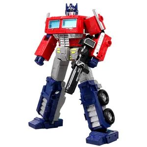 Educational DIY Assembly Heroic Action Figure Changes into Toy Transformed Truck Toys for Kids