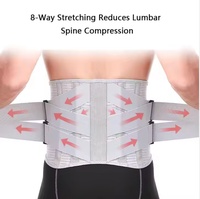 Halter Deadlifts Herniated disk koruma sırt desteği için bel pedi ile sıcak satmak nefes bel destek kemeri