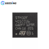 Geesing ARM Cortex-M4 MCU 32 bits 84 MHz 256 Ko Flash UFQFPN-48 avec FPU DSP USB OTG 128μA/MHz STM32F401CCU6