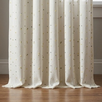 Voilages colorés à pois DaiRui pour chambre d'enfant, rideaux en voile pour maternelle, garderie, école et projets commerciaux - Vente en gros
