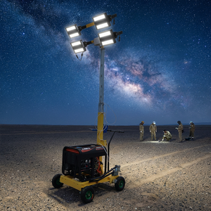 โรงงานผู้ผลิตจีนจำหน่ายเสาไฟ LED แบบเคลื่อนย้ายได้ขนาด 5 ม. 7 ม. พร้อมขาย - Product Image 1