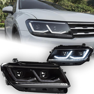 Phare LED d'usine TT-ABC pour 2017-2020 Volkswagen VW <span class=keywords><strong>Tiguan</strong></span> avec feu avant de clignotant séquentiel d'animation de démarrage - Product Image 2