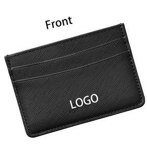 Thiết kế mới cao cấp chủ thẻ tín dụng ví da thật mỏng trường Hợp Chủ thẻ da - Product Image 6