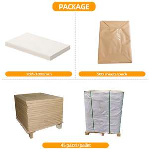 Feuilles de papier à pain pour sandwichs et hamburgers sans PFAS, papier alimentaire pour charcuterie, papier ciré résistant à la graisse - Product Image 4