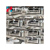 Routeur CNC automatique certifié CE HMI pour le polissage des bords de comptoirs en granit, marbre et quartz, la découpe de trous d'évier et le fraisage de surface