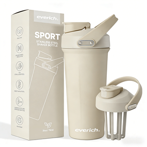 בקבוק שייקר מותאם אישית של Everich, 24 אונקיות, נירוסטה, עמיד בפני דליפות, למשקאות כושר. - Product Image 1