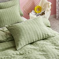 Seersucker housse de couette ensemble microfibre moderne Style Simple couleur unie King Size housse de couette couleur bonbon US King ensemble de literie