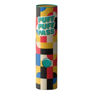 Embalaje de papel redondo personalizado, caja de tubo cilíndrico de cartón, tubo de papel Kraft al por mayor para perfume y botella con botón CR