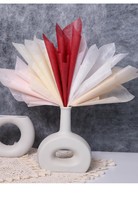 Papier d'emballage en coton floral, papier intérieur imperméable extractible, fournitures d'emballage floral en gros