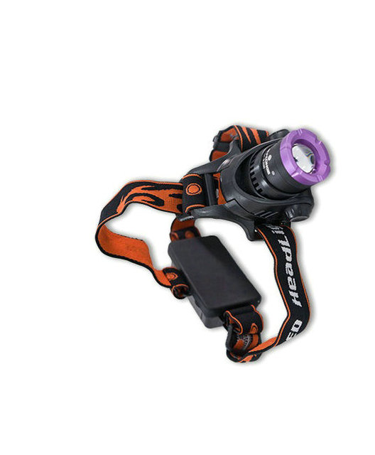 China Sunlonge SL3100 365NM LED Portable Rechargeable Battery Head-worn UV Inspection Light Black Light NDT Detection Lamp