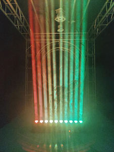 Luz móvil de haz con tira LED RGBW de 10x40W, profesional para DJ, discoteca, fiestas, club nocturno, pista de baile, bar, equipo. - Product Image 6