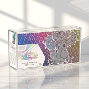 Boîte de présentation en acrylique UV pour cartes de jeu TCG, étui Moltres UPC, lot de boosters 151, boîte de boosters en acrylique avec couvercle magnétique - Product Image 3