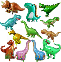 Ballons en feuille d'aluminium 3D dinosaure hélium jouet cadeau pour fête prénatale fille garçon ONE jeu d'anniversaire vacances événement fête fournitures décor
