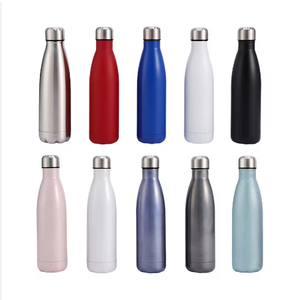 Custom Stainless Steel Cola Shape Water Bottle Tumbler Promotional Drinkware